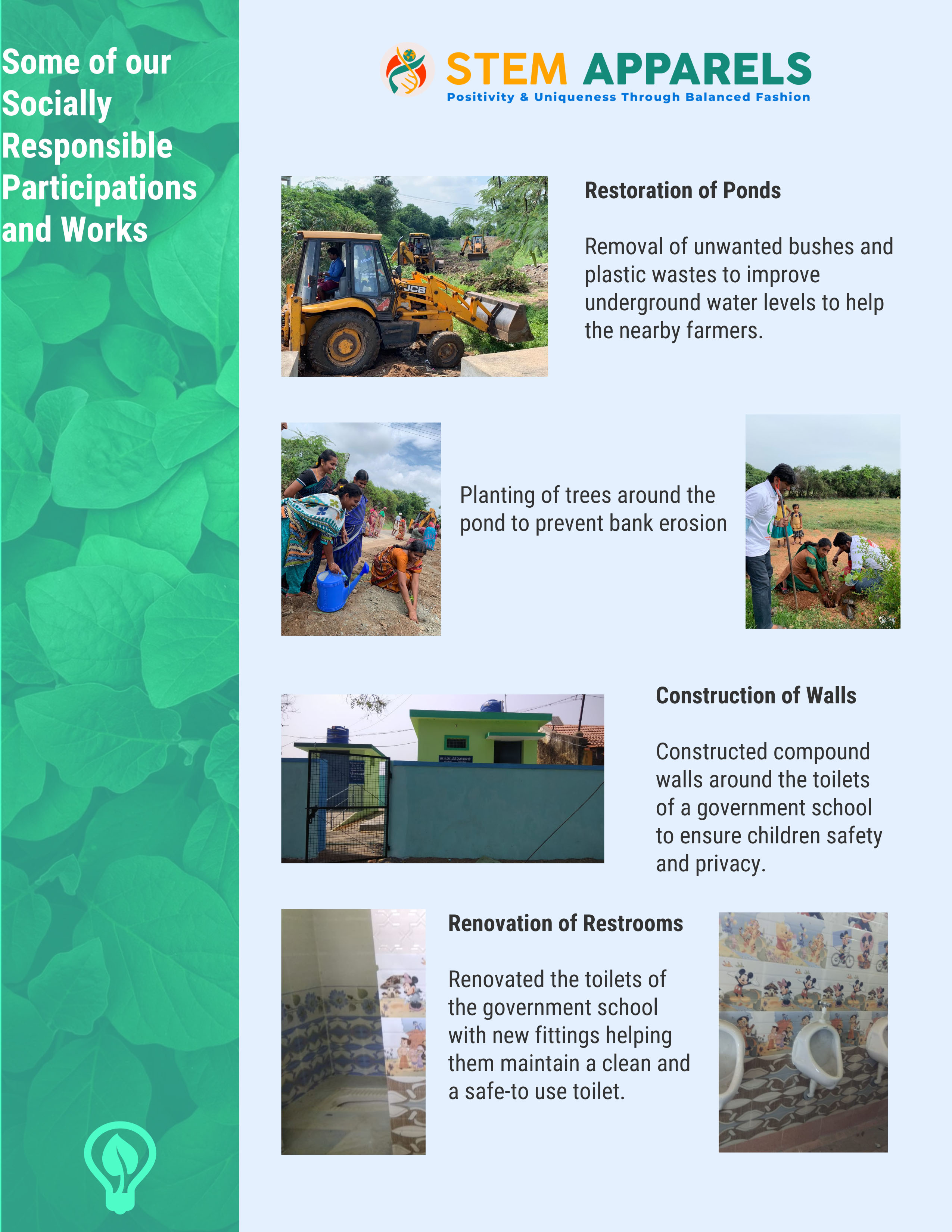 Plant more trees | Social Works by Stem Apparels